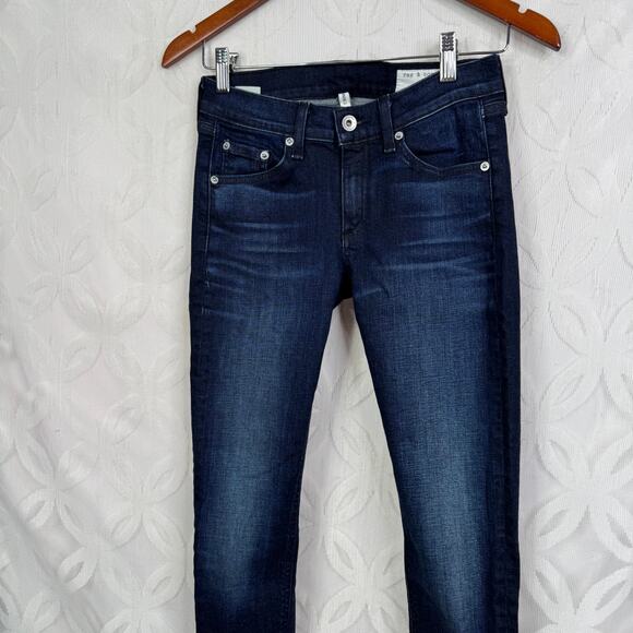 Rag & Bone Ankle Skinny in Southgate Jean Size 25 Altered Length Inseam 21" - Picture 10 of 11